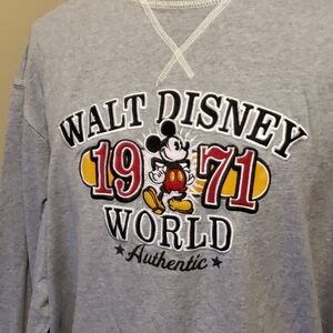 Disney Mickey mouse 1971 embroidered long sleeve